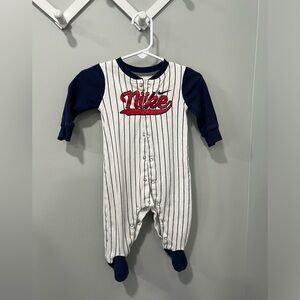 Nike baby baseball pjs size 6 months